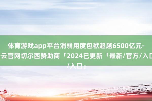 体育游戏app平台消弱用度包袱超越6500亿元-开云官网切尔西赞助商「2024已更新「最新/官方/入口」